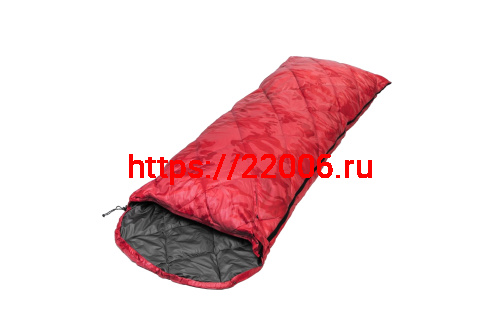Спальный мешок пуховый 210х72см (t-5C) красный (PR-SB-210x72-R) PR фото 2