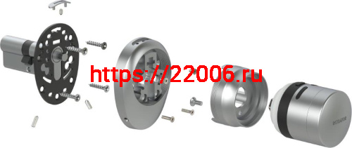 Электронный Armadillo (Армадилло) замок ROTATOR EL.RT01.01 СP хром фото 6