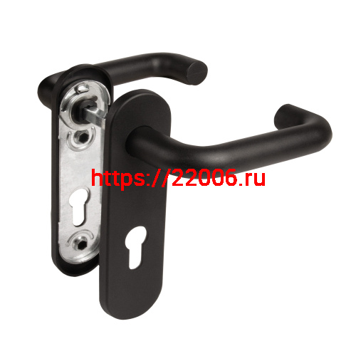 Ручка Fuaro (Фуаро) дверная FP.DH172.0433 NE (B2B) (9x140) с пружиной BL-24 черный