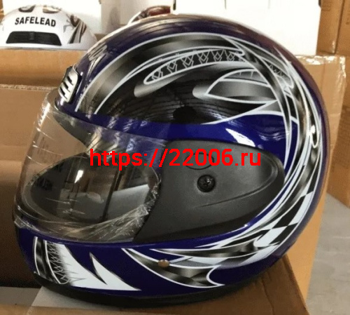 Шлем интеграл "Safelead" HF-109 NEW белый(Q09), красный(Q09), синий (Q24), черный (Q27)размер M фото 5