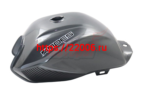 Бензобак Alpha ANDES серебристый