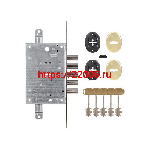 Замок Mottura (Моттура) врезной сувальдный 52.783 (универсальный), без накл. фото 4