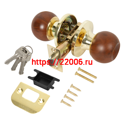 Ручка Punto (Пунто) защелка DK672/BL WD-ET (кл./фик.) дерево фото 2