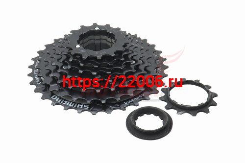 Блок спортивный 8 звезд SHIMANO CS-HG200 (Кассета 12-32 зуб)Черная Блок спортивный 8 звезд SHIMANO CS-HG200 (Кассета 12-32 зуб)Черная