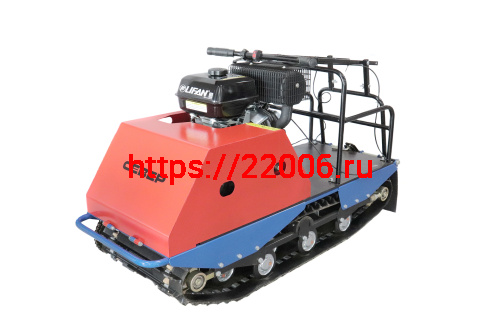 Мотобуксировщик 20 л.с. Север-Ф (3 тел.) дв.Lifan вариатор "Сафари", катковая подв., Фара, комплектация без аккумулятора