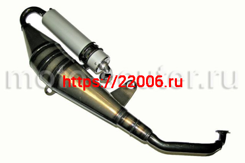 Глушитель 4Т 139QMB GY6-50сс (саксофон)