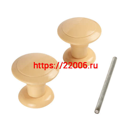 Ручка-кнопка veles (ВЕЛЕС) Б (бежевый)