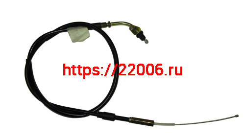 Трос газа L-1000мм, ход-100мм, YBR125 в сборе