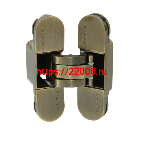 Петля Armadillo (Армадилло) скрытой установки U3D2000.TG AB бронза