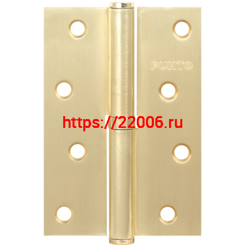 Петля Punto (Пунто) съемная IN4100SL PB левая (113-4 100х70х2.5) латунь