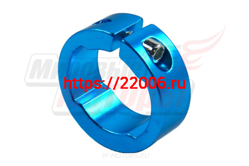 Зажим ручек руля вело №4,№5 (алюмин.) (разные цвета) h12мм фото 3