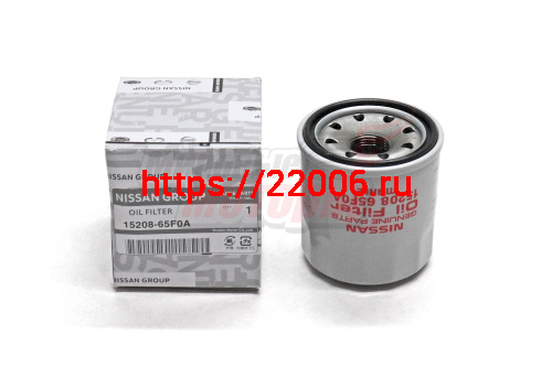 Фильтр масляный INF M35/45/X35/45, Juke, Tiida, X-trail 89, Almera, Teana, Cube, Sunny (15208-65F0A)