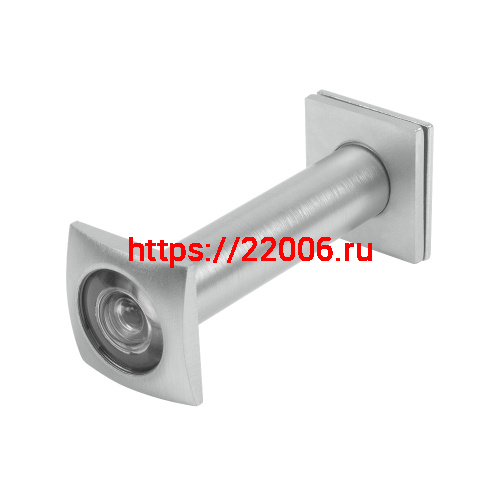 Глазок Fuaro (Фуаро) дверной, оптика пластик DV-Q 4/130-70/Z (VIEWER 4 DVQ) SSC сатинированный хром
