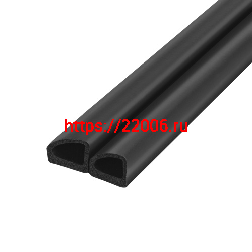 Уплотнитель Fuaro (Фуаро) самоклеящийся ADH/D-14,5x13,5mm (031), BLACK черный 100 m