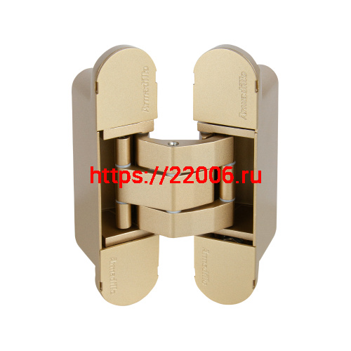 Петля Armadillo (Армадилло) скрытой установки U3D7000 FSG флор. золото TECH