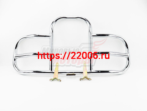 Дуга безопасности Alpha ХРОМ (С КРЕПЕЖАМИ)