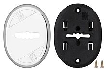 Накладка Mottura (Моттура) на сувальдный замок овальная 95.323 (ХРОМ), 1 шт