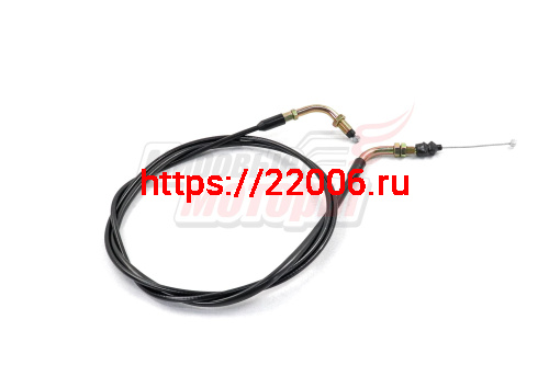 Трос газа GY6-80 С ГАЙКОЙ (резьба)