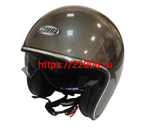 Шлем открытый COBRA EC H589, серый титан, размер S