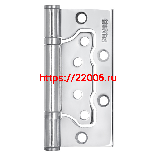 Петля Punto (Пунто) универсальная без врезки IN4200W CP (200-2B 100x2,5) хром