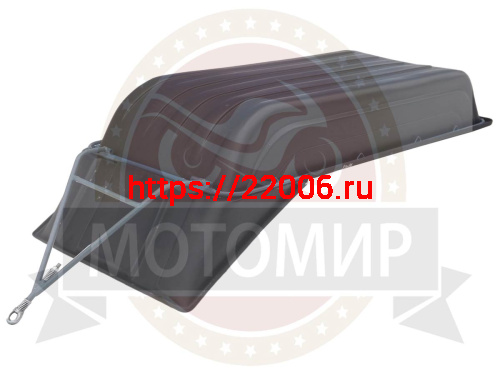 Сани волокуши снегоходные 1900 с отбойником, демпфером  (1980х930х310) фото 2