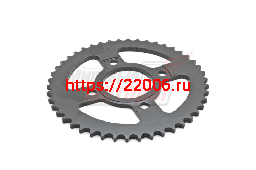 Звезда ведомая 46z (420) CG125-250, CB125-250 (4х63, D58) оксидированная