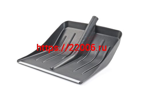 Лопата снегоуборочная 410*400мм "Финская" оцинк. планка, без черенка