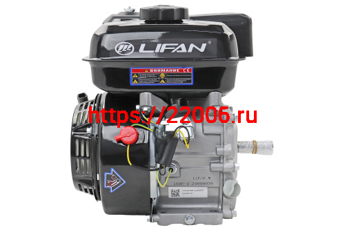 Двигатель LIFAN  6,5 л.с. 168F-2 (196cc, 4,8кВт, бенз., вал d19) фото 2