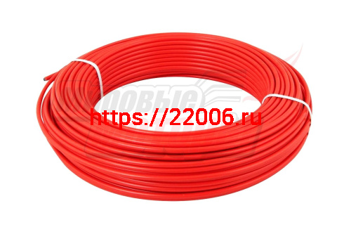 Оплетка троса тормоза Вело 5мм витое сечение (метражом) КРАСНАЯ Оплетка троса тормоза Вело 5мм витое сечение (метражом) КРАСНАЯ