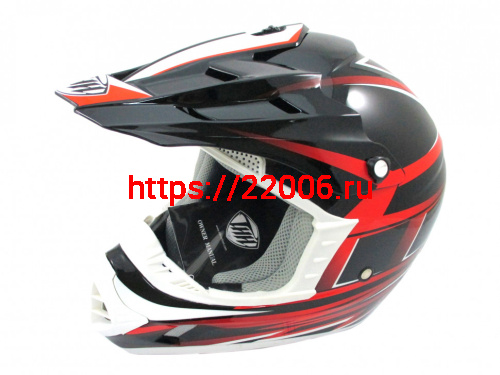 Мотошлем THH TX-12 №17 black/red (XL)