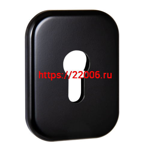 Накладка Fuaro (Фуаро) на цилиндр ESC.C.XL/K.486 (ESC 486-C SQ XL) BL черный (1 шт.)