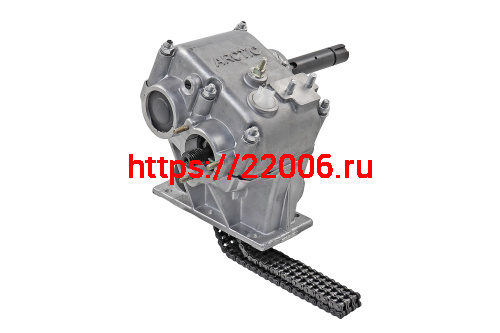 Коробка Буран реверса старого образца (короткий вал червячный) (110603190) (3-х рядная цепь) фото 2