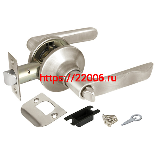 Ручка Punto (Пунто) защелка DK624 SN-BK (6024 SN-B) (фик.) мат. никель