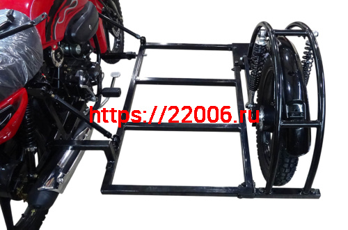 Прицеп боковой для мопеда SIGMA (Невозможна регистрация в ГИБДД) (кронштейны под сварку) фото 9