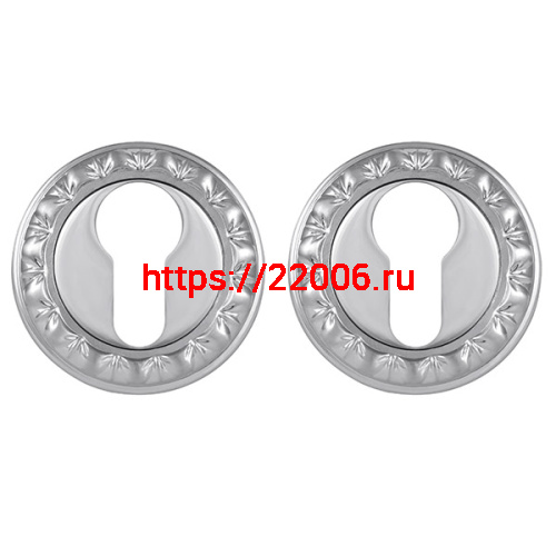 Накладка Punto (Пунто) под цилиндр ET MT CP-8 хром