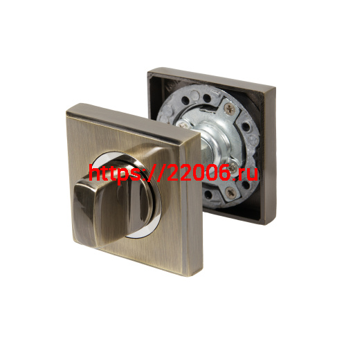 Ручка поворотная Ajax (Аякс) с фиксацией ключом BK6.FIX.JK AB-7 бронза фото 4