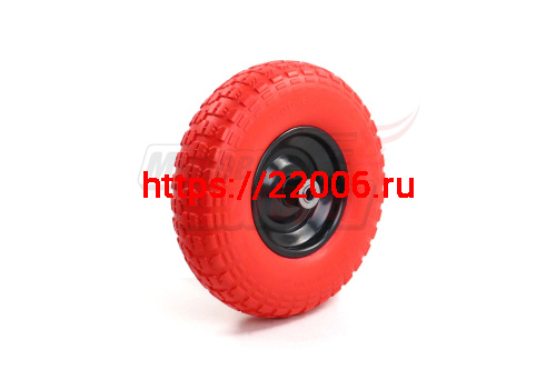 Колесо ПЕНА тачки садовой 6" 4,00/6" (W13) (под ось 16мм)