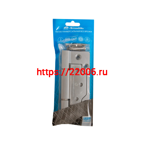 Петля Armadillo (Армадилло) универсальная без врезки IN4300.US MWSC итальянский тисненый фото 2