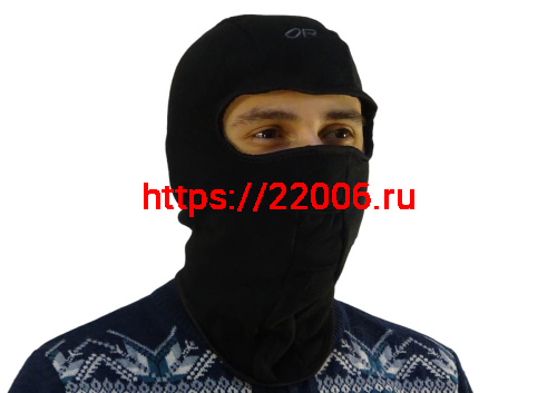 Подшлемник-балаклава, утепленный (флис, дыхательная сетка), OR, копия Европа