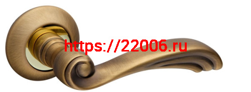 Ручка Fuaro (Фуаро) раздельная R.RM54.OPERA (OPERA RM) AB/GP-7 бронза/золото