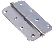 Петля skobis (СКОБИС) накладная ПН-130 цинк белый, левая