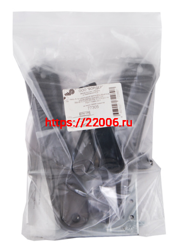 Замок Sam (Сам) врезной сувальдный с защёлкой в комплекте с ручкой ЗВ9-6/13 (черный глянец), 3 кл. /77305/ фото 3