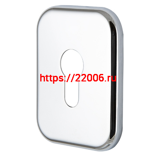 Декоративная Armadillo (Армадилло) Квадратная накладка на цилиндр ET-DEC SQ (ATC Protector 1) CP-8 Хром