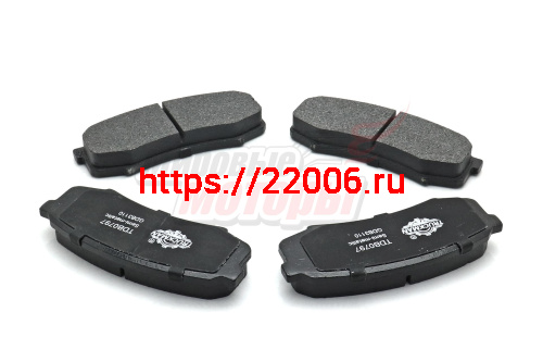 Колодки торм.зад.диск. TOYOTA Land CruiserPRADO (J120)2.7/3.0/3.4/4.0 02-09 Land Cruiser (TDB0797)