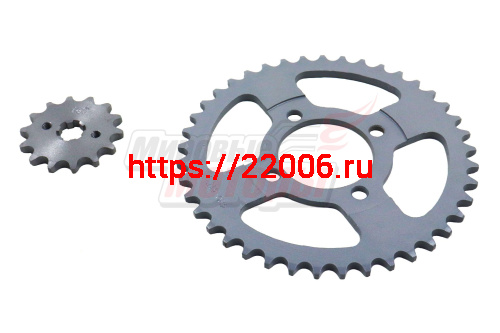 Звезда ведущая+ведомая 14/41z (420) Delta, Zodiak