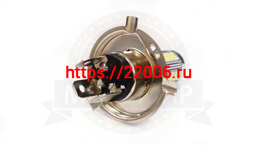 Лампа светодиодная (LED) 12V  (H4)  35/35W (P43t)  33SMD (Фарная) фото 2