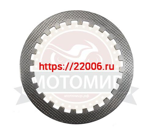 Диск сцепления CB250 металл. Zongshen ZS 172FMM (компл. 6шт) (100103422)