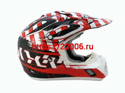Мотошлем THH TX-12 №13 black/red (L) детский