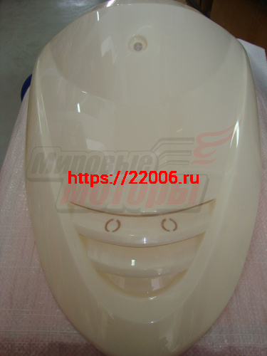 Облицовка передняя верхняя ACTIV/ YB50QT-3 Racer Meteor (ВНИЗУ РЕШЁТКА) некрашеная