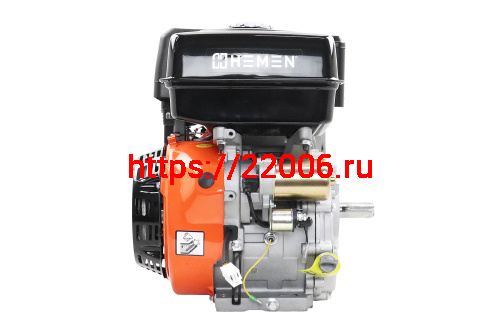 Двигатель HEMEN 21,0 л.с. с катушкой 11А132Вт 192F-3E (458 см3) электростартер, вал 25 мм фото 2